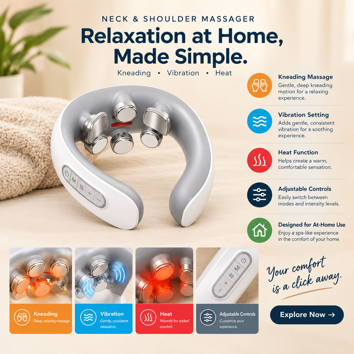 Venturo Pro Neck Massager
